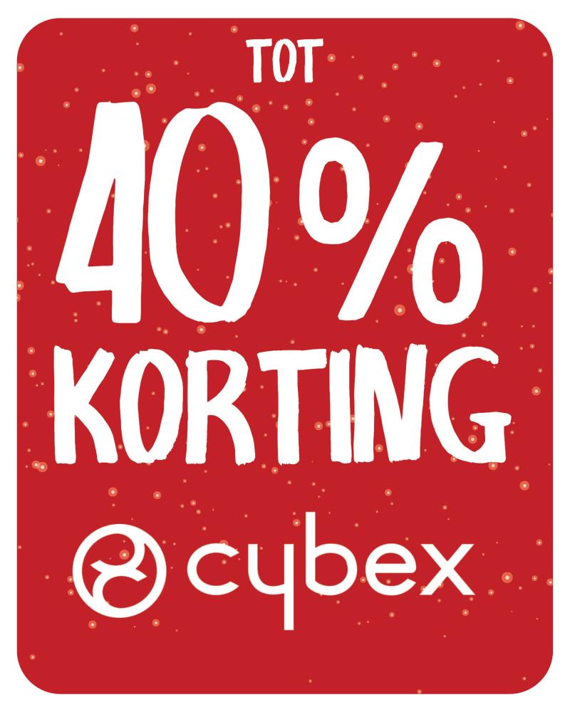 10% korting op alles van Cybex