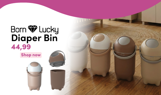 Born Lucky Diaper bin | Baby & Tiener Megastore