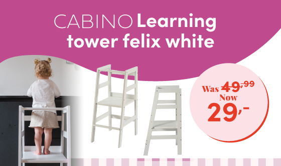 cabino learning tower felix white