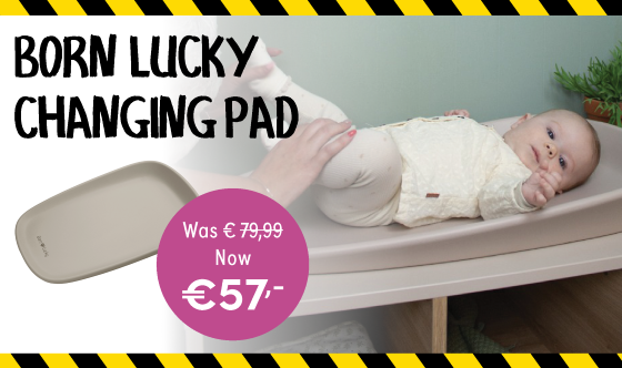 Born Lucky Changing Pad Biscotti