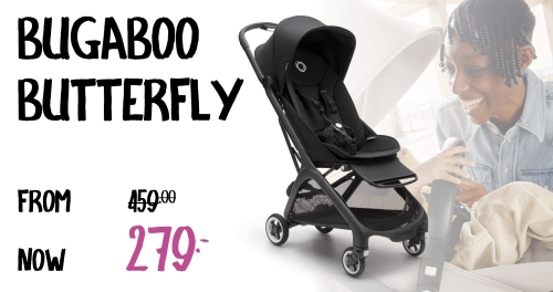 Bugaboo Buggy Butterfly Black Midnight Black | Baby & Tiener Megastore