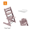 Stokke® Kinderstoel Tripp Trapp® Heather Mauve + Baby Set™ + GRATIS Tray
