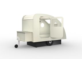 Mathy By Bols Caravanbed Parel Grijs 90 x 190 cm