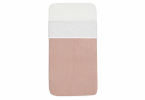 Jollein Crib Sheet Twinkling Wild Rose 120 x 150 cm
