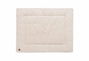 Jollein Play Mat 75x95cm Check Knit Oatmeal