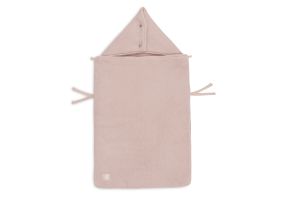 Jollein Footmuff Group 0+ 3/5 Point Harness Basic Knit Wild Rose