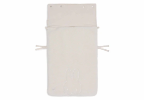 Jollein Footmuff Group 0+ Car Seat 3/5 Point Harness Miffy Teddy - Oatmeal