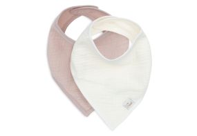 Jollein Bib Bandana Hydrophilic Wild Rose/Oatmeal (2pack)