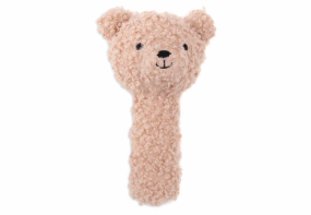 Jollein Rattle Teddy Bear Wild Rose