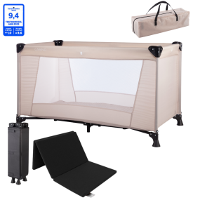 Cabino Campingbedje / Reisbed Dune + Matras