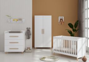 Born Lucky Nursery Stockholm White 3-Piece