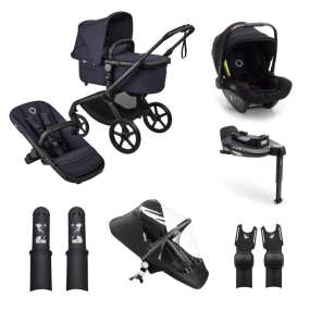 Bugaboo Kinderwagen Fox 5 Renew 3 in 1 Bundel Complete Black | Deep Indigo