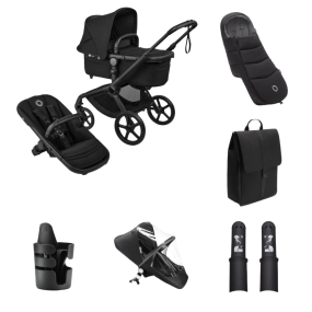 Bugaboo Stroller Fox 5 Renew Essential Bundle Complete Black | Heritage Black
