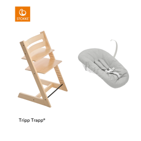 Stokke® High Chair Tripp Trapp® Natural + Newborn Set™️