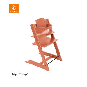 Stokke® Kinderstoel Tripp Trapp® Terracotta + Stokke® Tripp Trapp® Baby Set² Terracotta