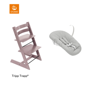 Stokke® High Chair Tripp Trapp® Heather Mauve + Newborn Set™
