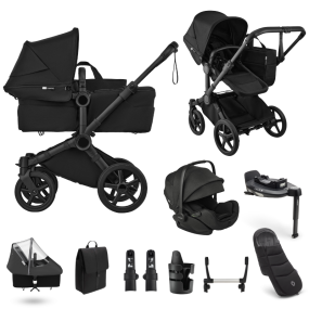 Bugaboo Donkey 6 Mono Ultimate Newborn Bundle Black | Heritage Black