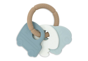 Jollein Silicone Teething Keychain On The Go