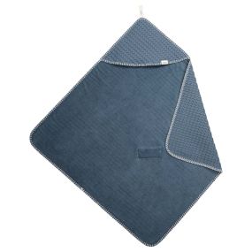 Koeka Wrap Blanket Waffle Antwerp Bluestone