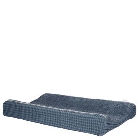 Koeka Changing Pad Cover Waffle Amsterdam Bluestone 45x73