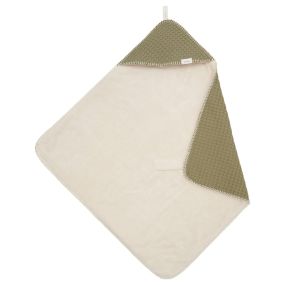 Koeka Wrap Blanket Waffle/Teddy Oslo Moss 100x100