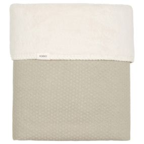 Koeka Crib Blanket Teddy Elim Sage 100x150 cm
