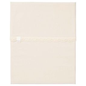 Koeka Crib Sheet Breeze Warm White 80x100