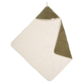 Koeka Wrap Blanket Teddy Vik Moss 100x100 cm