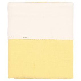 Koeka Ledikantdeken Cotton Fleece Faro Hoeny 100 x 150 cm