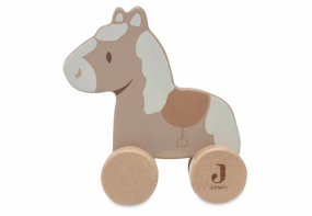 Jollein Wooden Horse on Wheels Nostalgic Ride