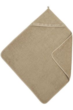 Meyco Baby Ruffle Bath Cape Terry Taupe – 80x80cm