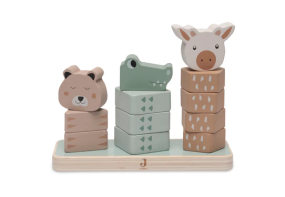 Jollein Wooden Stacking Tower Jungle Jambo