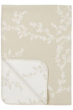 Meyco Baby Branches Crib Blanket Woven Sand 100x150 cm