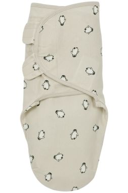 Meyco Baby Penguin Swaddlemeyco Swaddle Blanket Soft Sand 4-6 Months