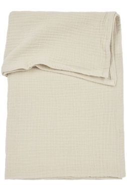 Meyco Baby Uni Cot Sheet Muslin Soft Sand - 100x150cm