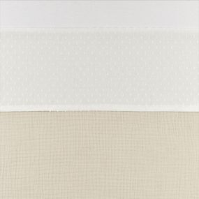 Meyco Baby Plume Cot Sheet Offwhite - 100x150cm