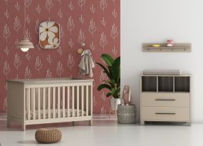 Born Lucky Baby Room Geneva Clay 2-Piece