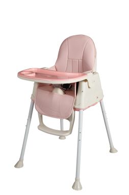 Bebies First Highchair 2 In 1 Pink