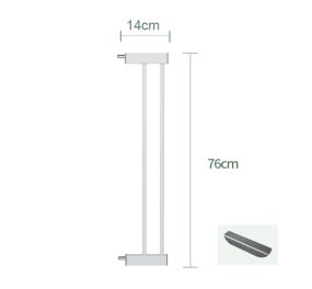 XAdventure Stairgate Extension 14cm White