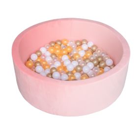 Born Lucky Ball Pit 200 Balls Velvet Light Pink