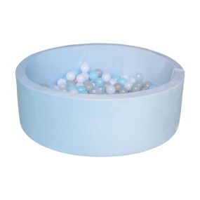 Born Lucky Ball Pit 200 Balls Velvet Blue