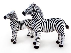 Cabino Cuddly Zebra Standing 87cm