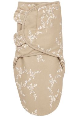 Meyco Baby Branches Swaddlemeyco Swaddling Blanket Padded Sand 0-3 Months