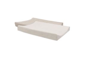Jollein Changing Pad Cover Terry Cloth 50x70cm Oatmeal/Sand - 2 Pieces