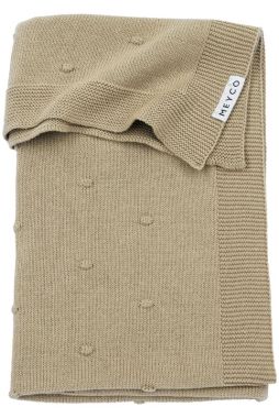 Meyco Cradle Blanket Mini Knots Sand 75x100cm