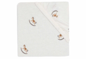 Jollein Fitted Sheet Jersey 70/75 x 140/150 cm Nostalgic Ride