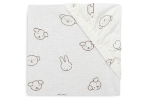 Jollein Fitted Sheet Jersey 60x120cm Miffy and Friends