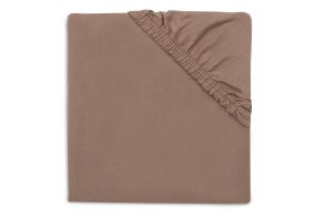 Jollein Fitted Sheet Jersey 60x120cm Milky Coffee