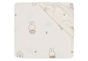 Jollein Hoeslaken Jersey 40/50x80/90cm | Miffy Family Farm