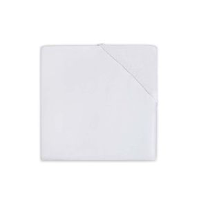 Jollein Cradle Jersey Fitted Sheet White 40 x 80